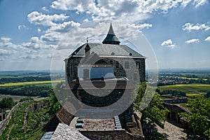 Unique view at Kunetic mountain in Pardubice region photo