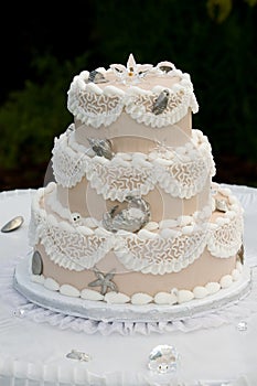 Unikátny svadobná torta 