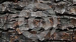 A uniquely rustic font with jagged edges and uneven lines similar to the rough bark of a tree trunk.