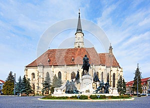 Unirii square and the medieval gothic