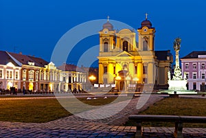 Unirii Square in Timisoara photo