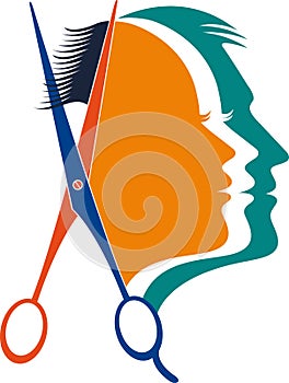 Unisex beautician logo photo