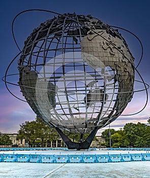 The Unisphere at Flushing Meadows-Corona Park in New York (USA