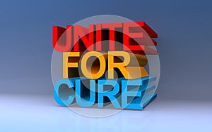 unite for cure on blue