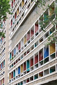 The Unite d Habitation Corbusier in French city of Marseille