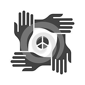 Unite icon vector image.