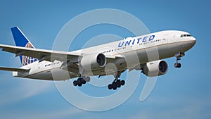 United Airlines Boeing 777-200 aircraft