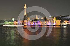 United Arab Emirates: Bur Dubai at night