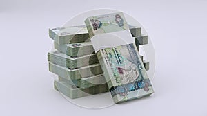 United Arab Emirates Currency Dirhams 500 Note - 3D Illustration