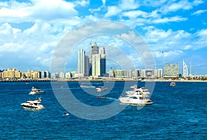 United Arab Emirates, Dubai, Dubai cruise port terminal, port rashid. Cruise ships docking