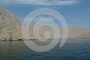 United Arab Emirates Oman dolphin watching boat trip Khasab Musandam dhow cruise