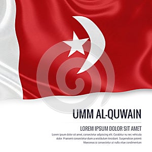The United Arab Emirates state Umm al-Quwain flag. photo