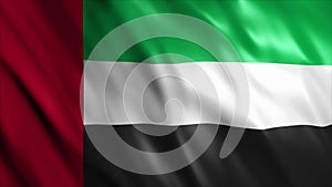 United Arab Emirates UAE National Flag Video Animation