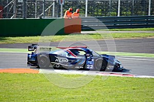 United Autosports LMP3 sports prototype in action