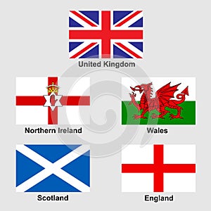 United Kingdom collection flags