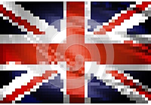United Kingdom flag pixel
