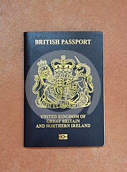 United Kingdom of Great Britain And Northern Ireland British Passport Overseas BNO Travel Booklet