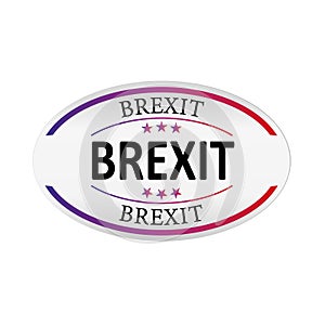 United Kingdom of Great Britain and Second Brexit Vector illustration