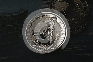 United Kingdom investment coins. 2 Pounds Britania 1oz.
