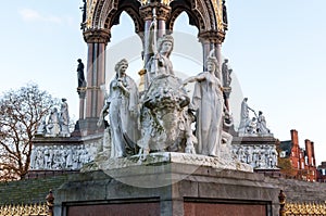 United Kingdom, London - Detail from Albert Memorial