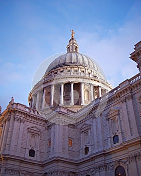 United Kingdom, London, St Paul`s cathedral dome