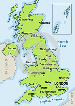 United Kingdom map