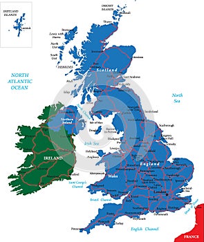 United Kingdom map