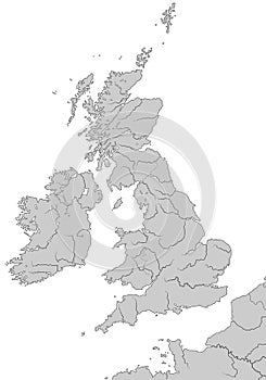 United Kingdom - Map of United Kingdom - High Detailed