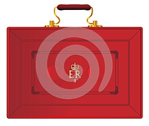 United Kingdom Red Budget Box
