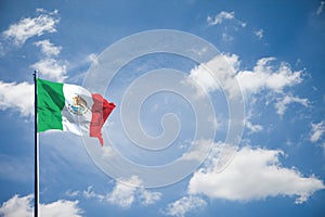 United Mexican States or Estados Unidos Mexicanos nation flag