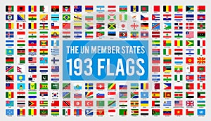 United Nation Member States Flag poster printable