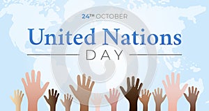 United Nations Day Background Illustration photo