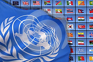 United Nations - International Flags