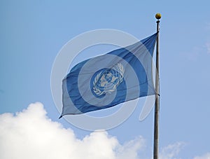 United Nations Flag at UN Headquarter