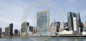 United Nations and the NYC Skyline