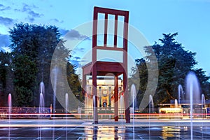 United Nations square, Geneva, Switzerland