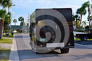 United Parcel Service UPS truck van delivery