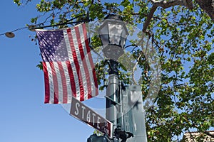 United Sates Flag in Santa Barbara