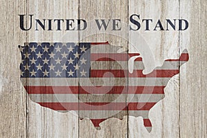 United we Stand message