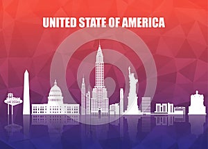 United state of america Landmark Global Travel And Journey paper