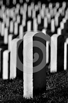 United State Arlington Cemetery Headstones