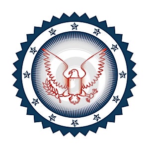 united states of america eagle emblem