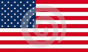 United States of America flag vector. Illustration of American nat