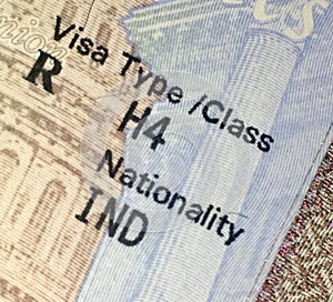 United States of America h4 dependent visa