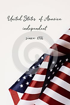 United states of america independent since 1776