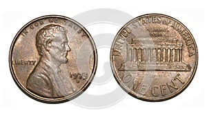 United States of America Lincoln  1 Cent Coin 1973