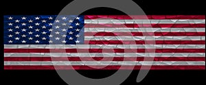 United states of America national fabric flag textile background. Symbol of international world American country. State official