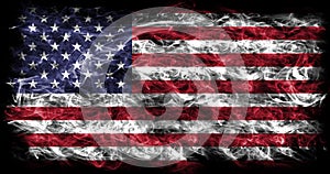 United States of America smoke flag, American flag, USA flag