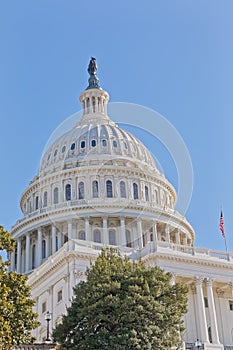 United States Capitol building dome in Washington DC