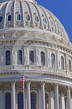 United States Capitol building dome in Washington DC